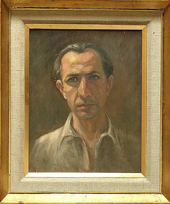 Pásztor György Ámos Imre festőművész portréja 1953 olaj kartonBiblical World Gallery.jpg